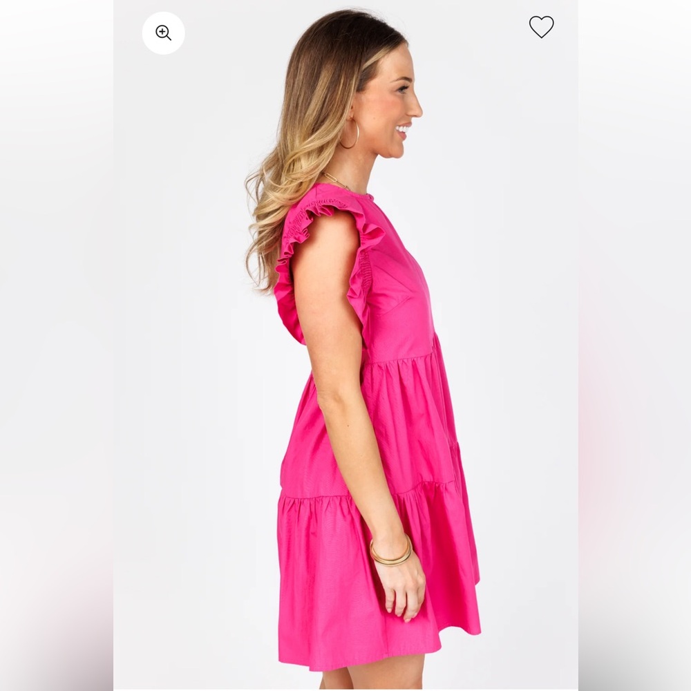 Avara Anne dress in fuchsia - Picture 4 of 9